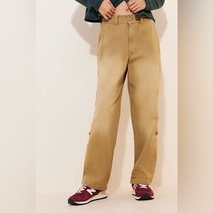 Free People Cleo Washed Chino Pants Size 4 $128 New